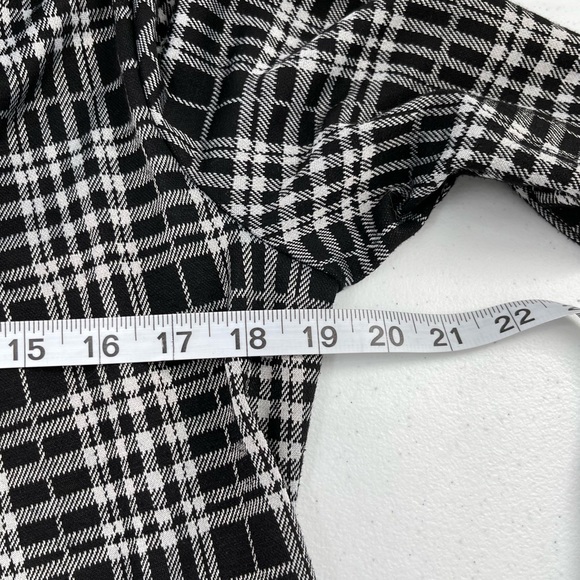 JM Fleurette Layered Plaid Open Front Cardigan Blouse XL - Picture 9 of 10